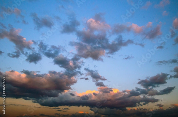 Obraz Dramatic sky and clouds