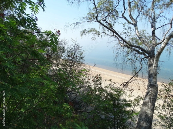 Obraz Песчаный пляж Байкала 