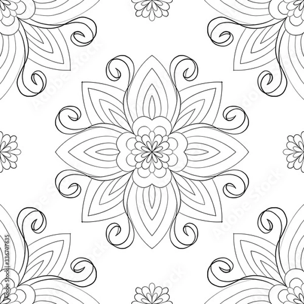Obraz seamless floral pattern