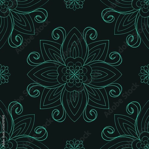 Obraz seamless pattern with flowers