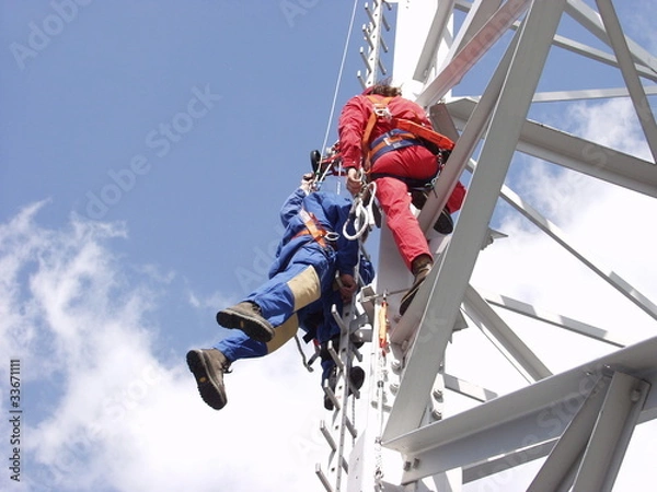 Fototapeta Sicherheitstraining