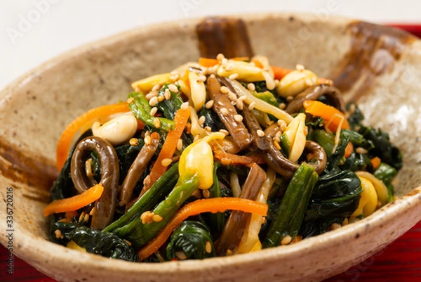 Obraz ほうれん草のナムル