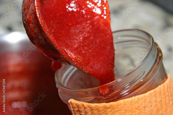 Fototapeta marmelade kochen