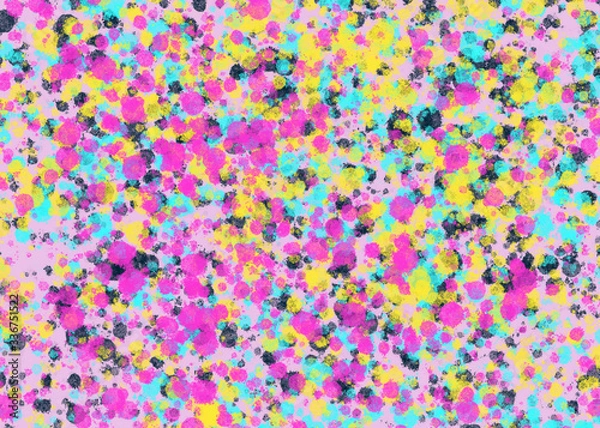 Fototapeta Bright abstract background, modern pattern for textiles, printing, screen saver, web design.