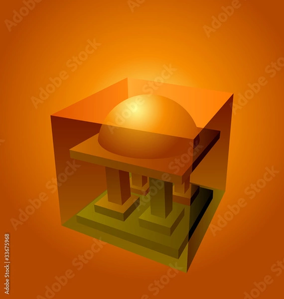 Obraz mosque logo element