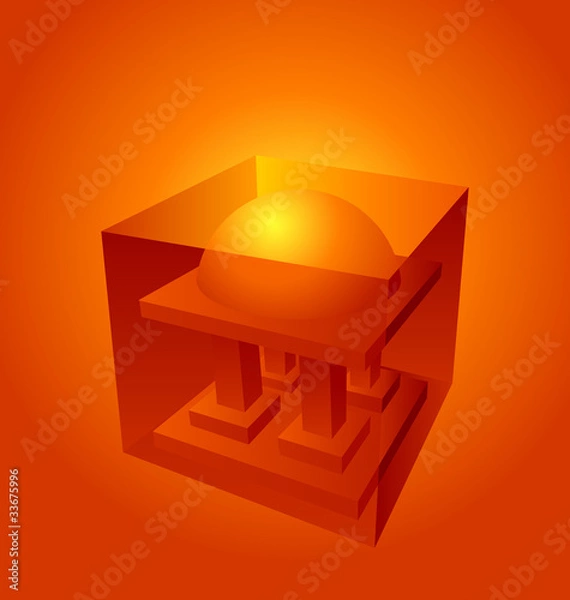 Obraz mosque logo element