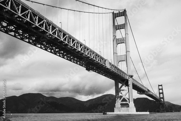 Fototapeta San Francisco Golden Gate Red Bridge
