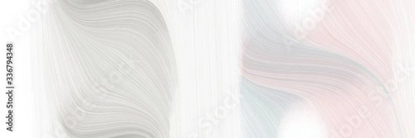 Obraz modern designed horizontal header with linen, silver and ash gray colors. graphic with space for text or image. can be used as header or banner