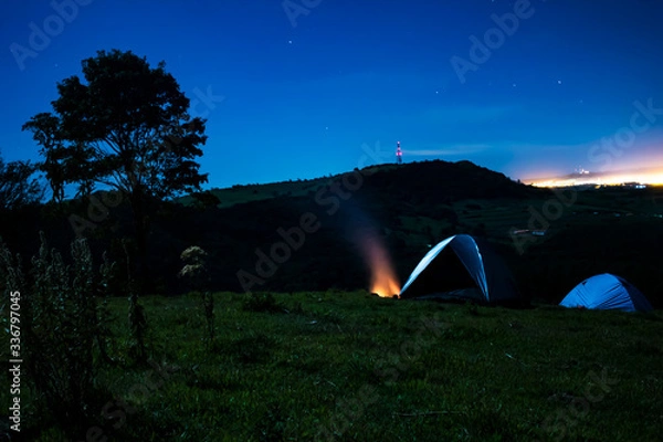 Obraz camping night 