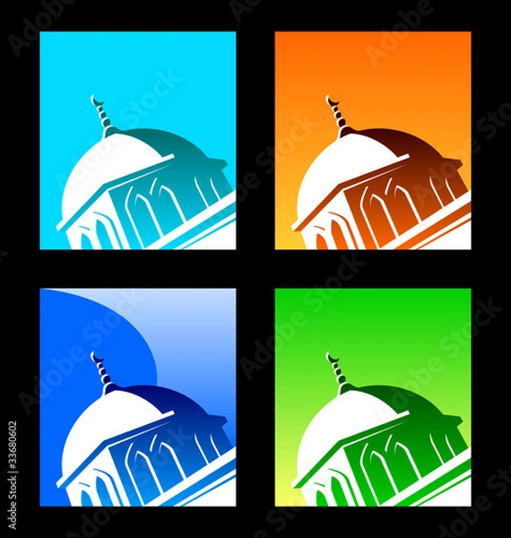 Obraz Islamic logo element