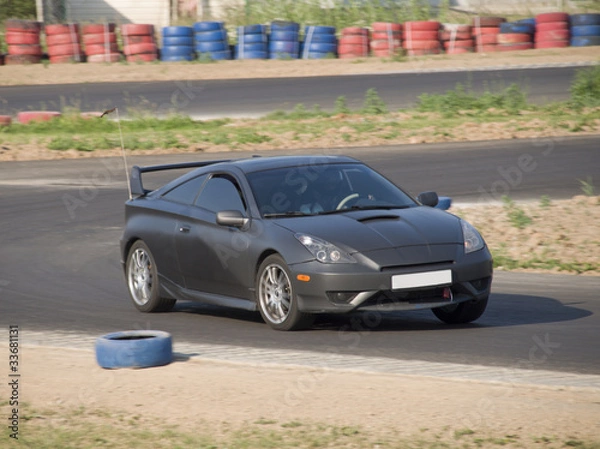 Obraz Fast car in a race