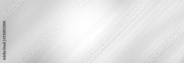 Obraz abstract white and silver are light pattern gray with the gradient is the with floor wall metal texture soft tech diagonal background black clean modern.