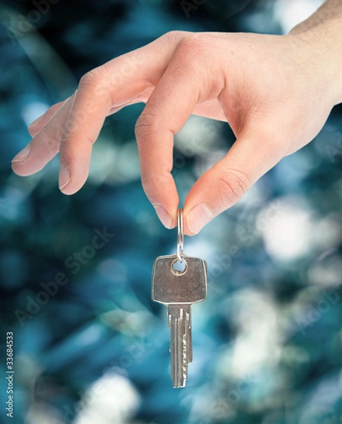 Obraz hand holding keys
