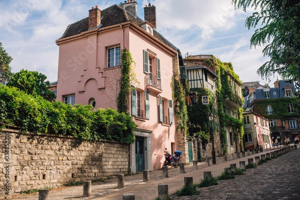 Obraz a street in Paris on a Sunny day