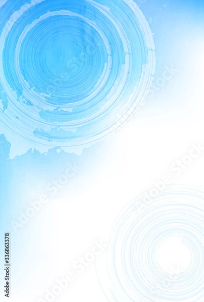 Fototapeta 海　夏　和紙　背景