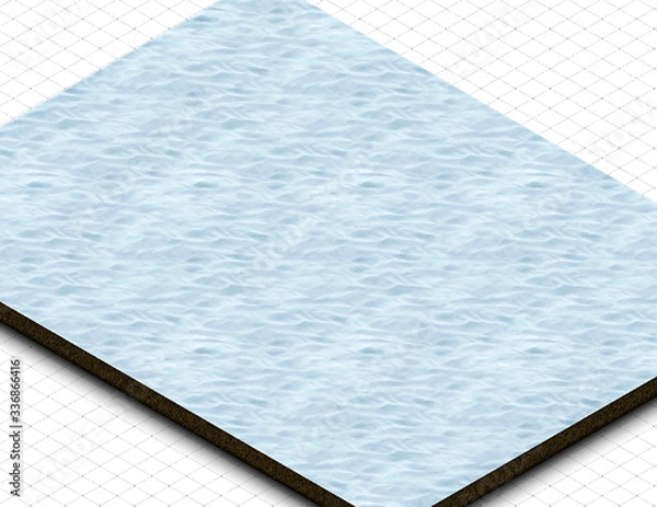 Fototapeta ice land base 2D