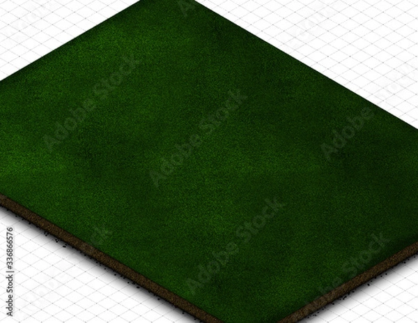 Fototapeta land base 2D