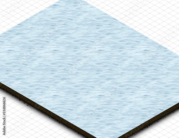 Fototapeta ice land base 2D