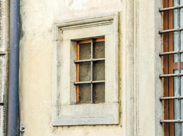 Obraz ancient window of historic building