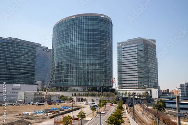 Obraz （神奈川県横浜市）みなとみらいのビル群