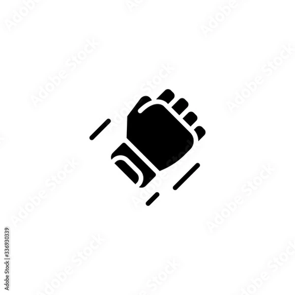 Fototapeta Punch icon. Punching icon. Boxing gloves icon - Vector