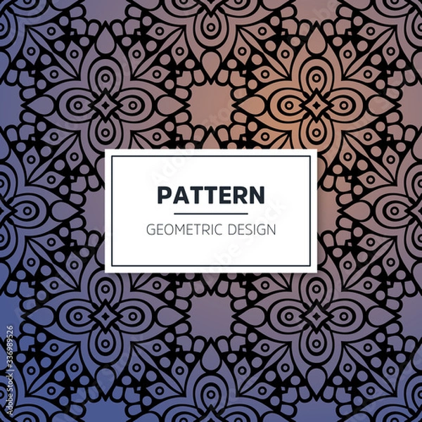 Fototapeta luxury ornamental mandala design background