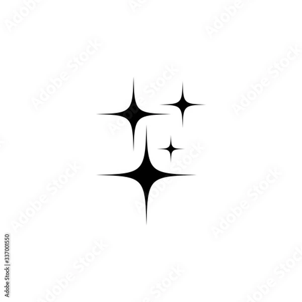 Fototapeta sparkling icon template