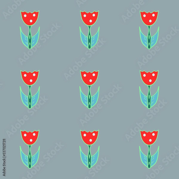 Obraz Tulip pattern