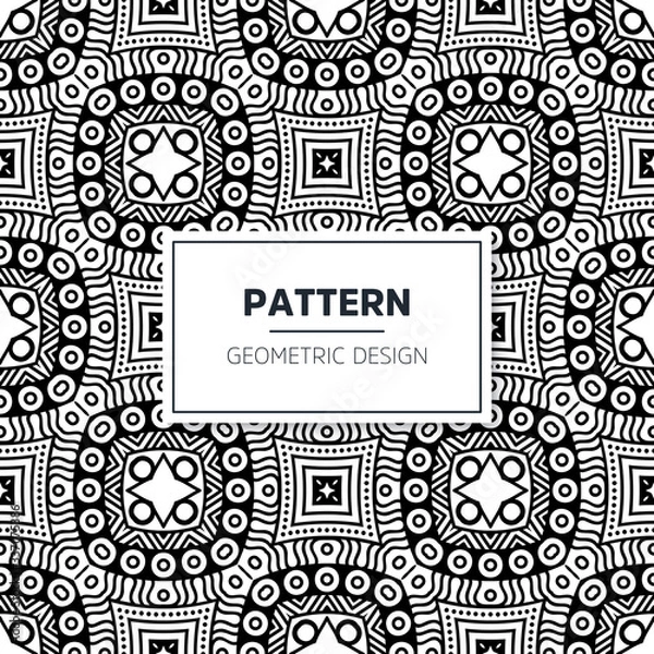 Obraz Seamless mandala islamic pattern. Vintage elements