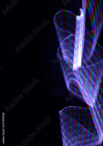 Obraz light trail background