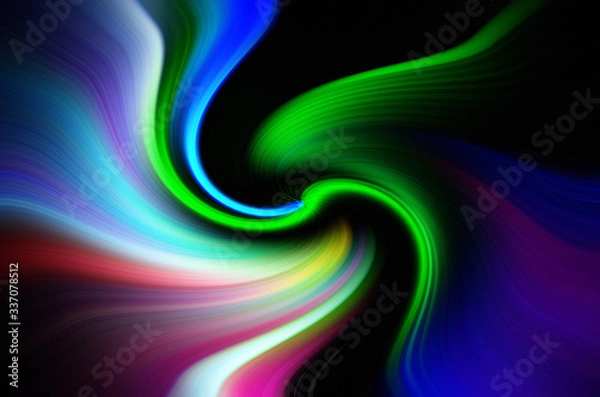 Obraz abstract colorful background with waves