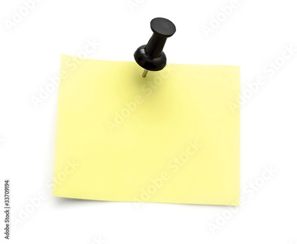 Obraz yellow note