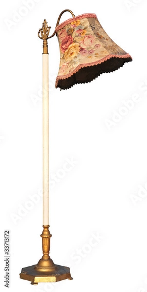 Fototapeta Old floor lamp