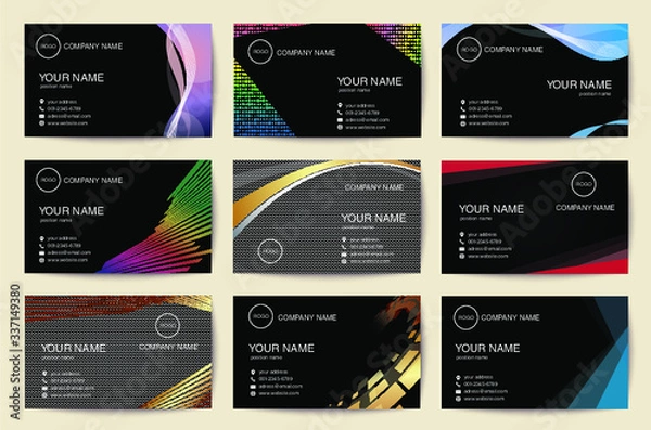 Obraz 名刺デザインテンプレート