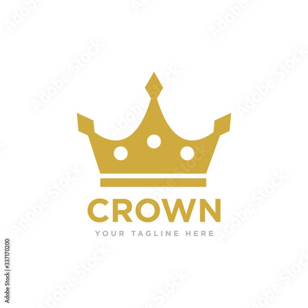 Obraz Crown Logo Icon Design Vector