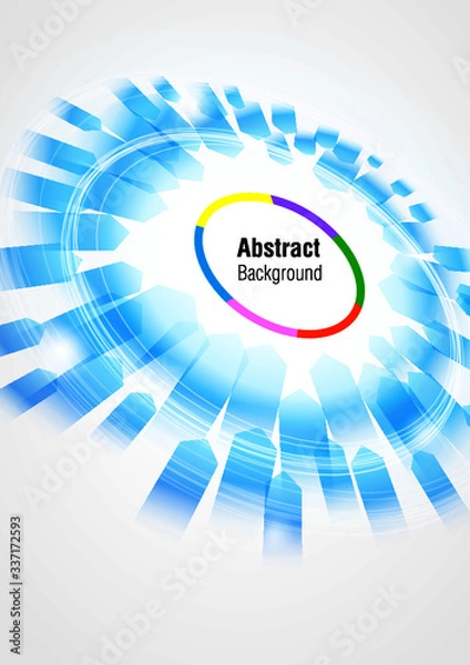 Obraz 背景デザイン/青