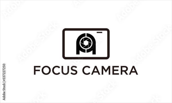 Obraz ILUSTRATION CAMERA LOGO DESIGN CONCEPT