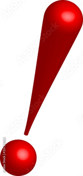 Obraz びっくりマーク