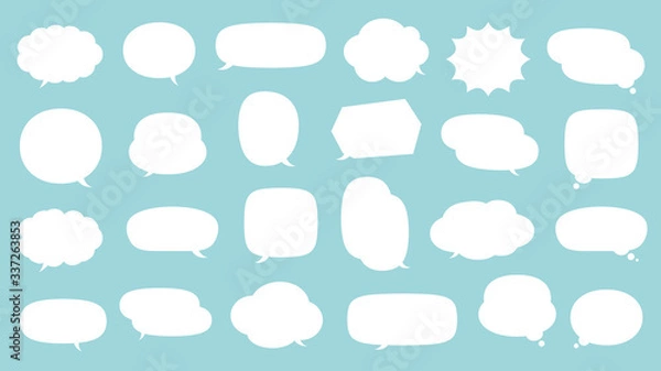 Obraz 吹き出しデザインセット