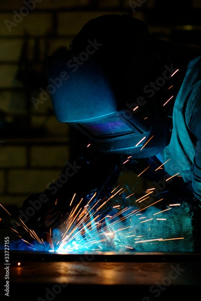 Fototapeta Welder