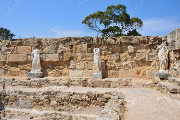 Obraz Site Archéologique Salamine Chypre du Nord