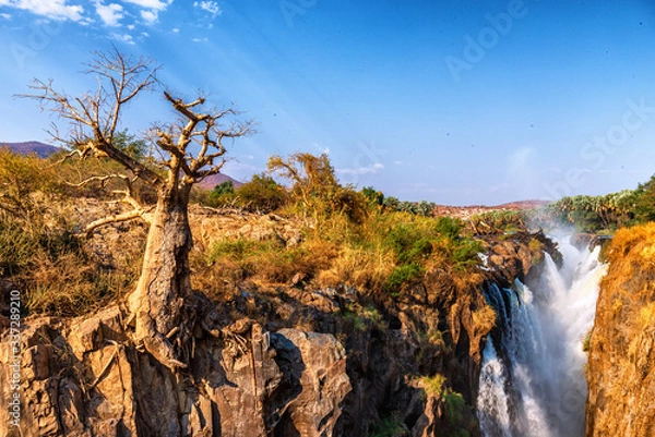 Fototapeta epupa falls namibia