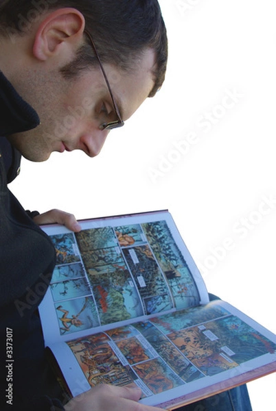 Obraz reading comics