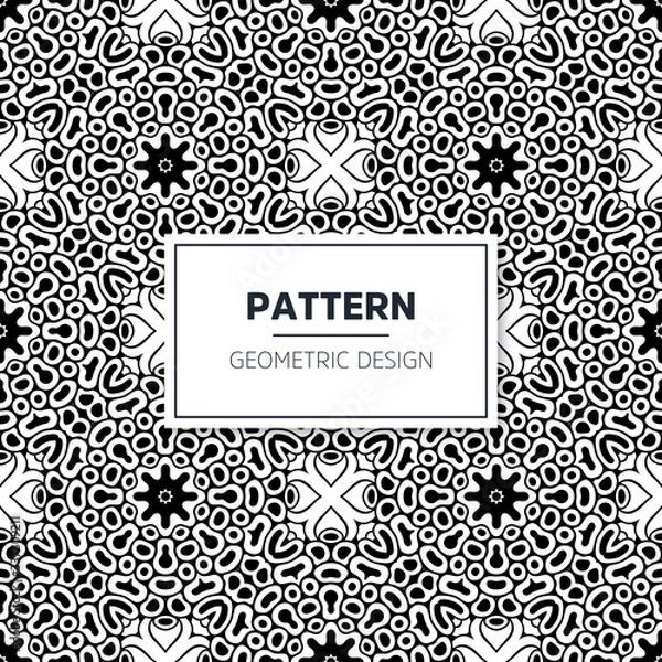 Fototapeta Seamless mandala islamic pattern. Vintage elements