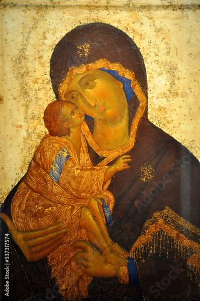 Obraz The old orthodox icon in the church