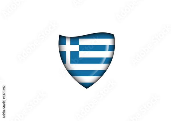 Obraz greek badge