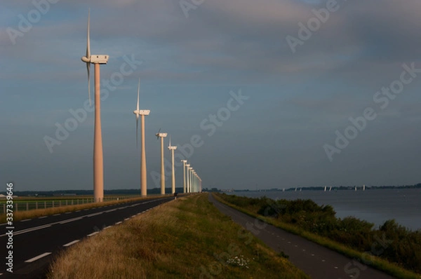 Fototapeta Paysage éolien