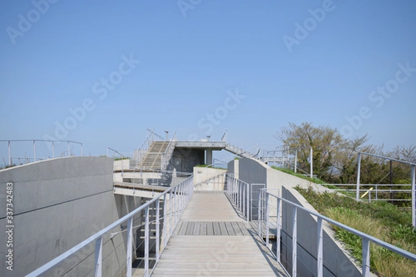 Fototapeta 亀老山展望公園　しまなみ海道を一望