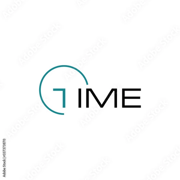 Obraz Time logo design concept template.