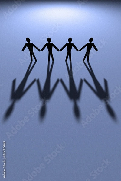 Obraz Connected people